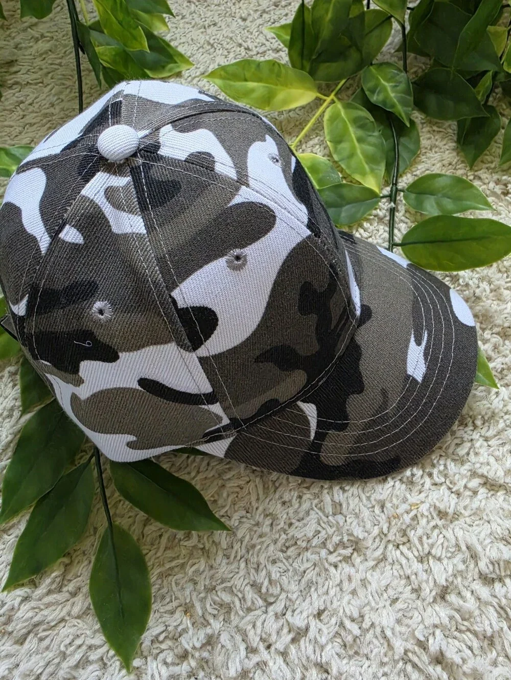 Toddler Boy/Youth Grey Camo Hat